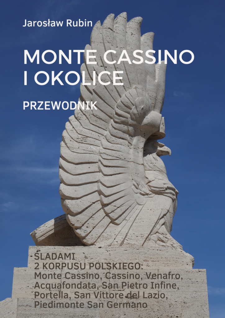 Projekt okładki przewodnika "Monte Cassino i okolice"