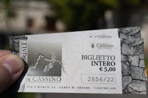 Bilet wstępu do Museo Historiale Cassino