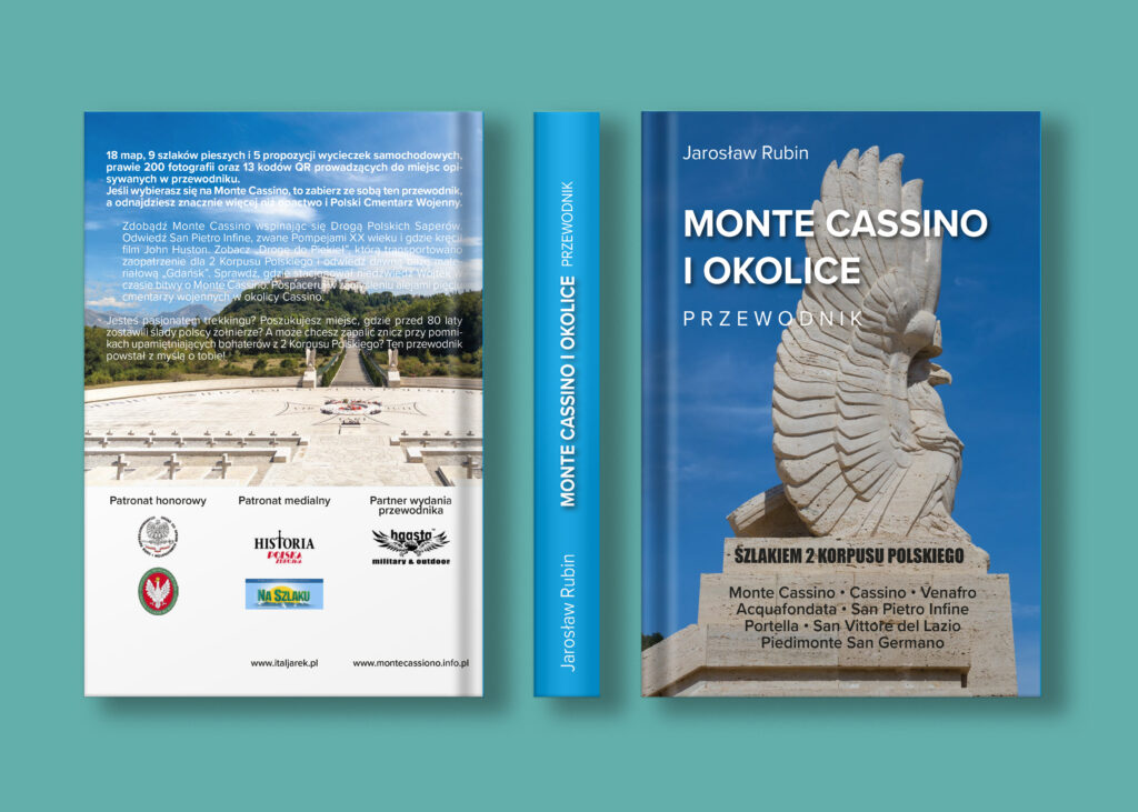 Przewodnik Monte Cassino i okolice - projekt okładki.