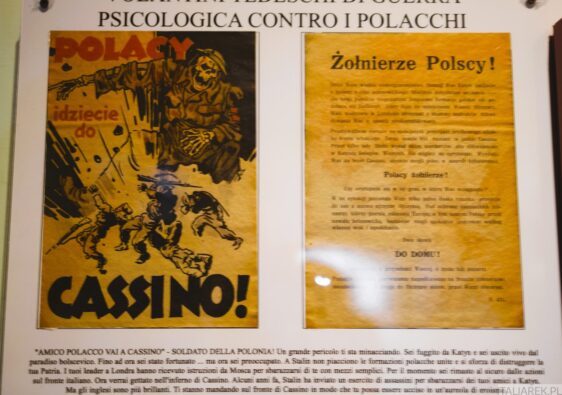 Wojna psychologiczna pod Monte Cassino - ekspozycja w Muzeum Winterline w Venafro
