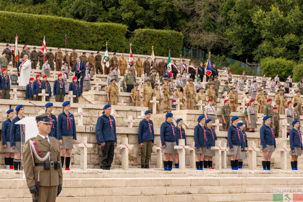 Monte Cassino - obchody 80 rocznicy bitwy - 18 maja 2024.