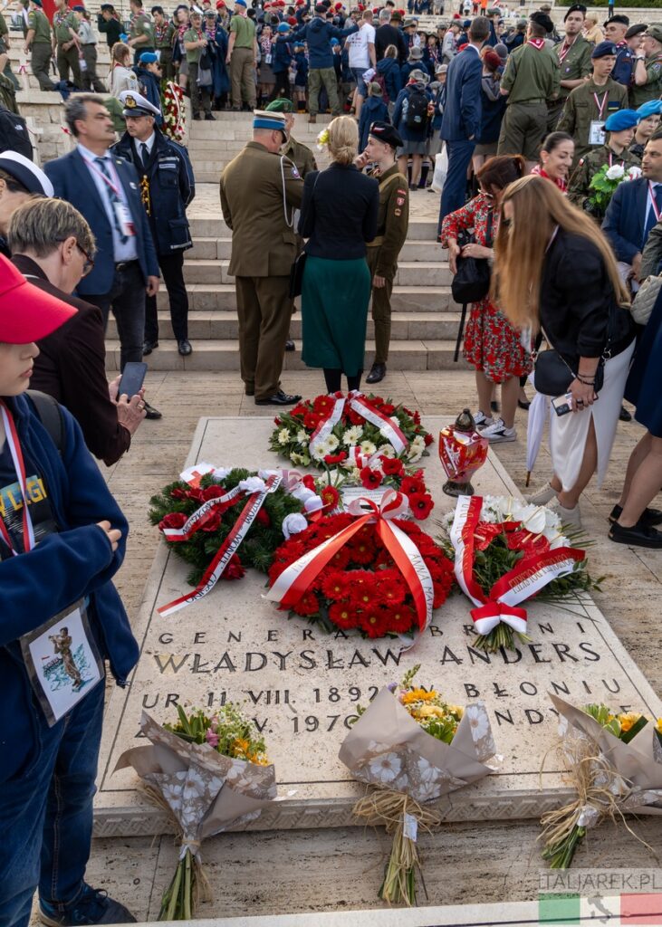 Monte Cassino - grób generała Andersa, 18 maja 2024