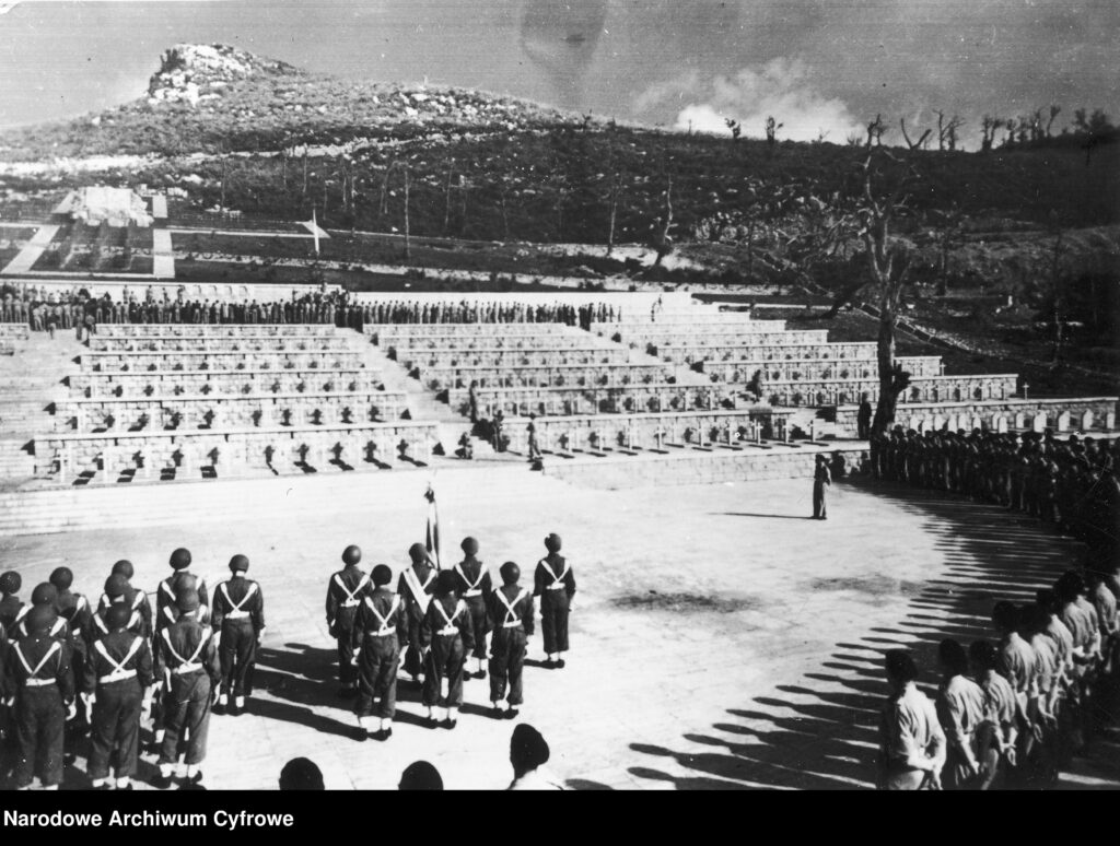 Poświęcenie cmentarza na Monte Cassino (1946)