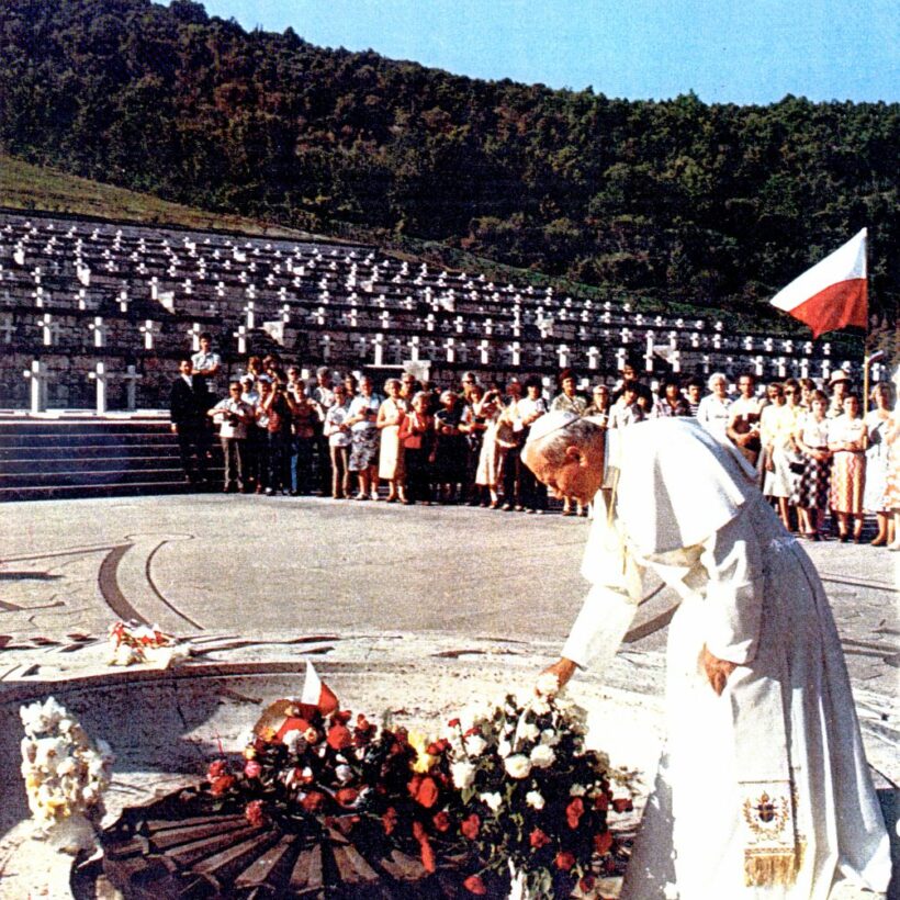 Jan Paweł II na Monte Cassino (1979)