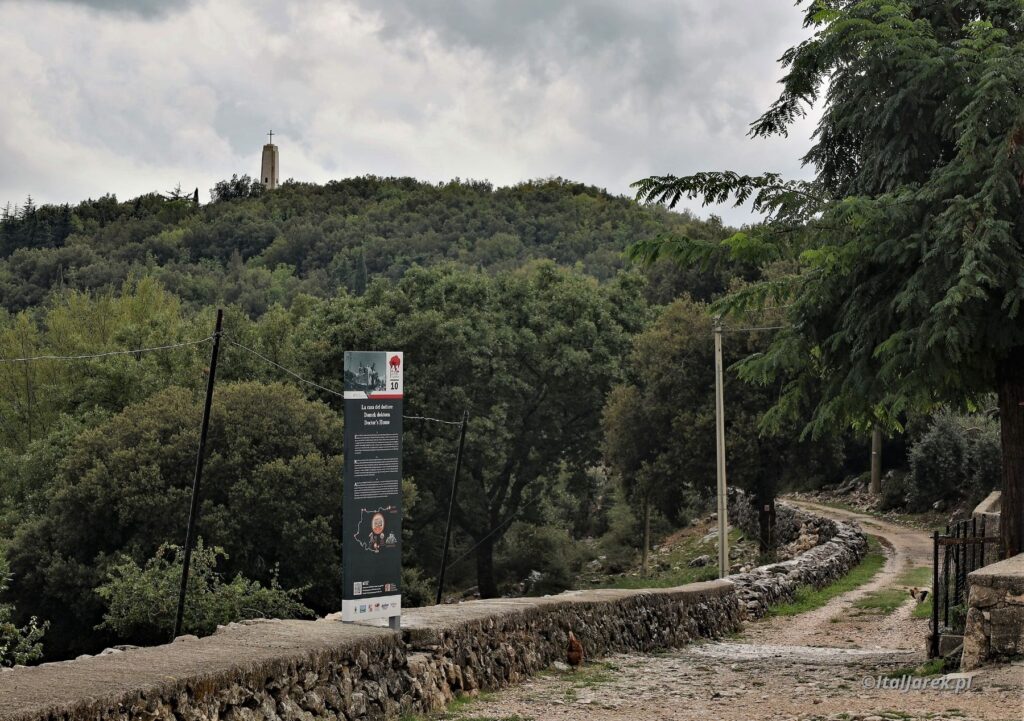 Okolice Monte Cassino - widok na wzgórze 593