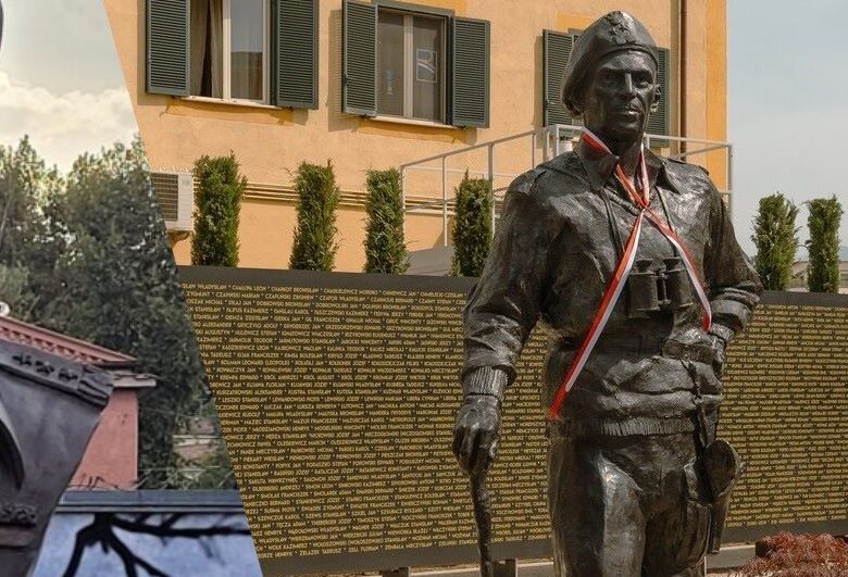 Cassino - pomniki generała Andersa