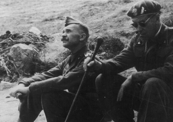 Generałowie Nikodem Sulik i Zygmunt Bohusz-Szyszko (maj 1944)