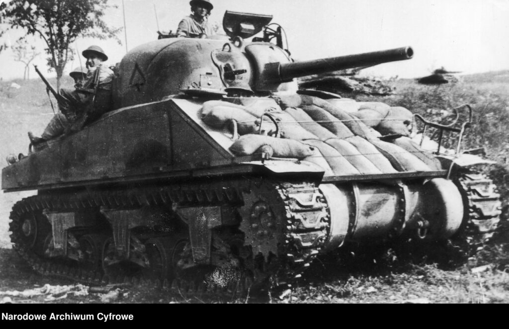 2 Brygada Pancerna - Czołg por. Budzianowskiego w Gardzieli (maj 1944)