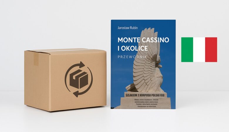 Wysyłka przewodnika „Monte Cassino i okolice” do paczkomatu we Włoszech