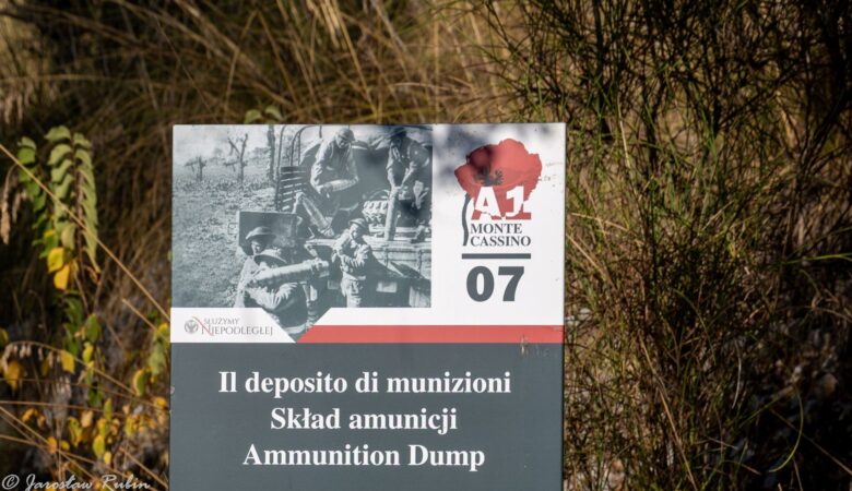 Skład amunicji - Droga Polskich Saperów
