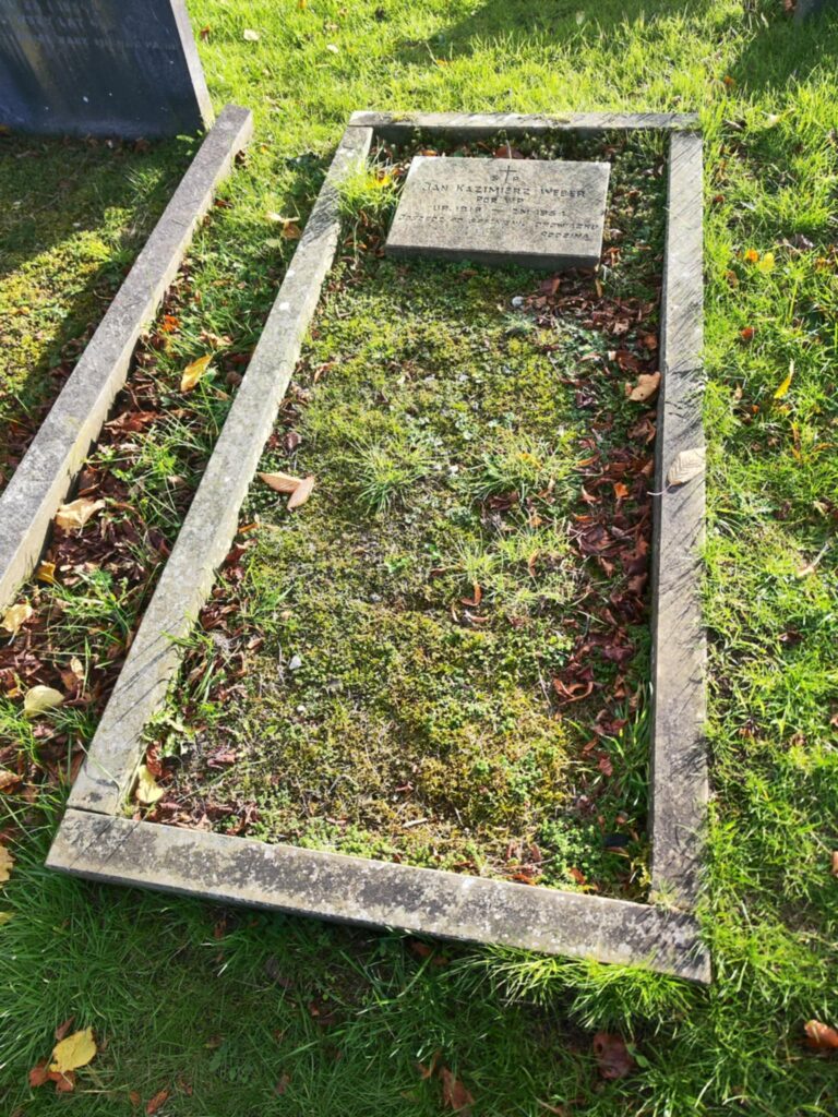 Jan Kazimierz Weber - grób Wrexham