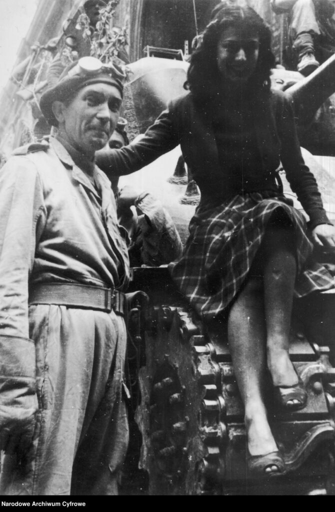 Ppor. Jan Szarsznajder, Włochy (1945)