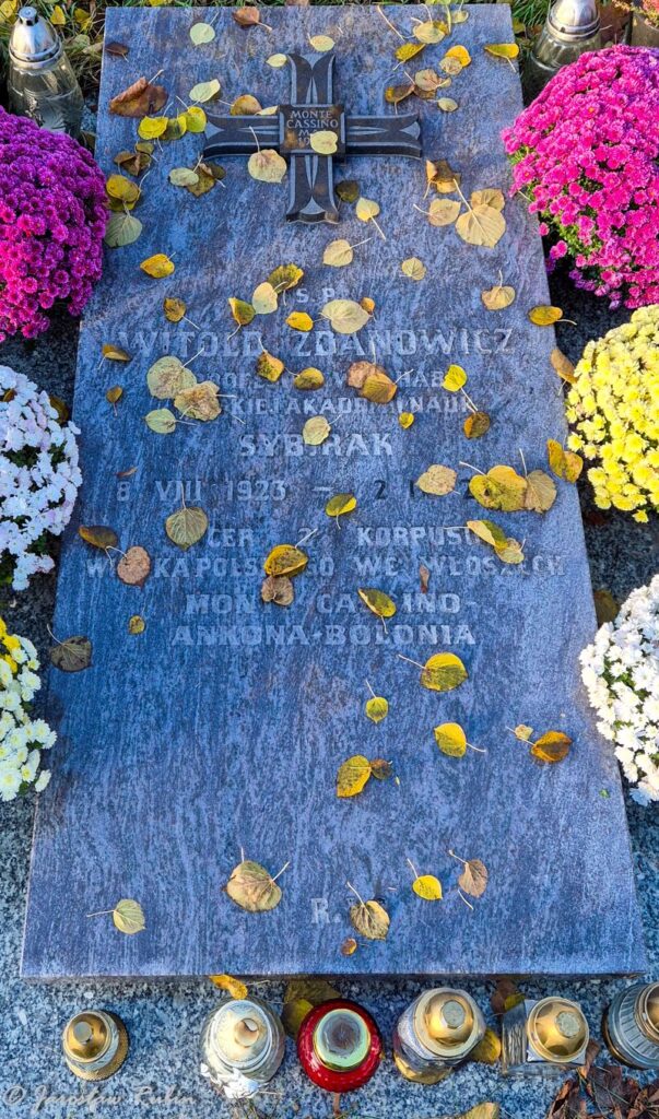 Witold Żdanowicz - nagrobek na Cmentarzu Parafialnym św. Rodziny we Wrocławiu