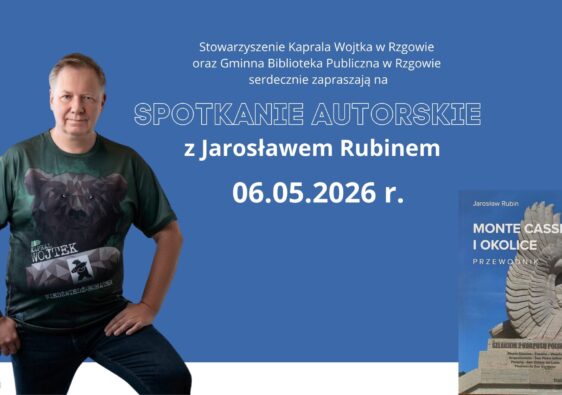 Rzgów, 6 maja 2026 - spotkanie autorskie "Monte Cassino i okolice"