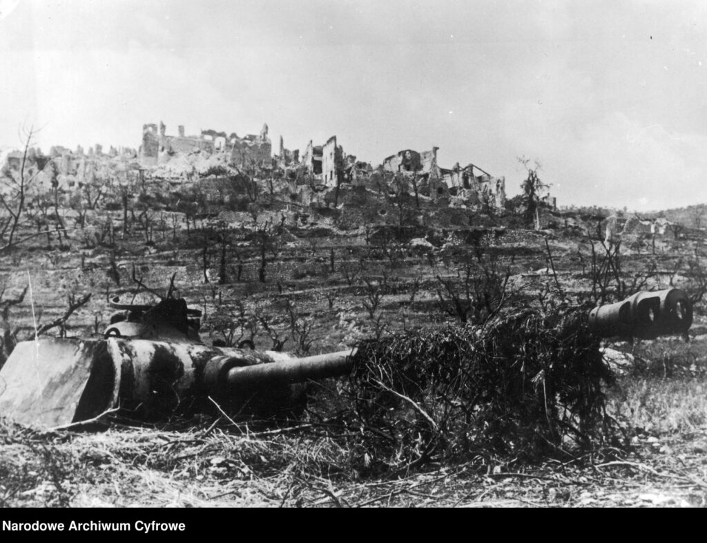 Widok Piedimonte - maj 1944