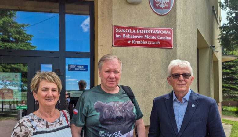 Spotkanie autorskie w Szkole Podstawowej im. Bohaterów Monte Cassino w Rembieszycach