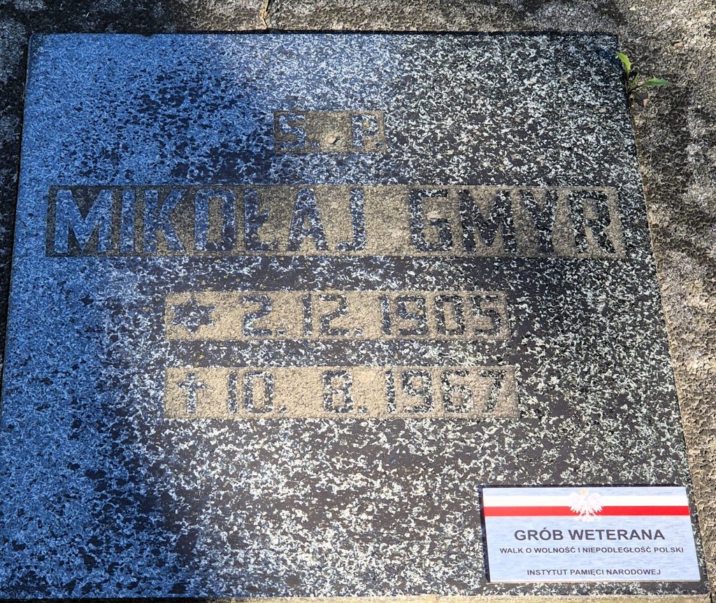 Wachmistrz Mikołaj Gmyr - groby żołnierzy 2 Korpusu Polskiego