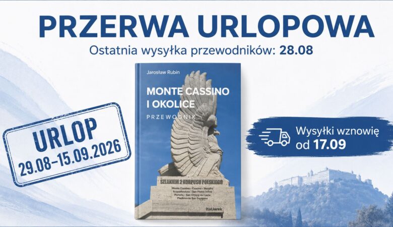 Przerwa urlopowa - wysyłka przewodnika od 17 września