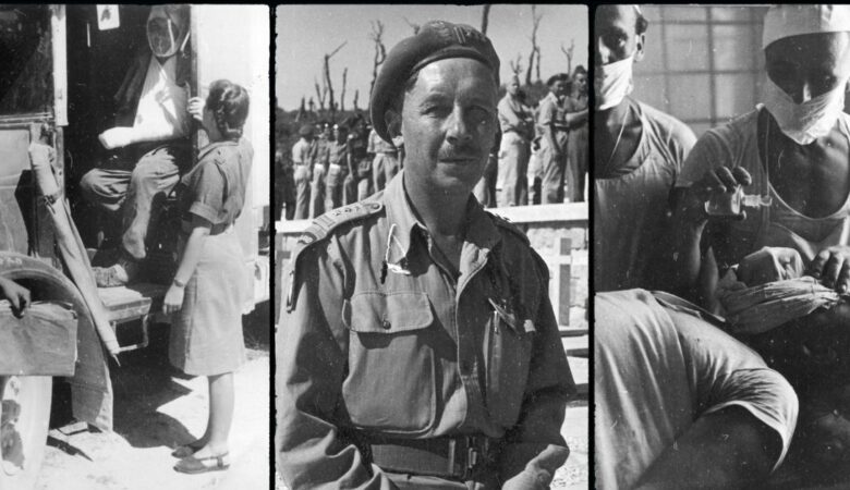 Płk dr Marian Dietrich – szef Służby Zdrowia 2 Korpusu Polskiego. Fotografie z archiwum Tadeusza Szumańskiego, NAC