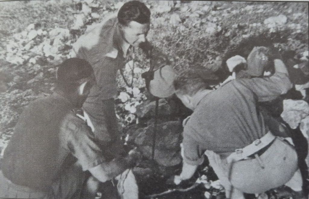 Piotr Harcaj wczasie bitwy o Monte Cassino